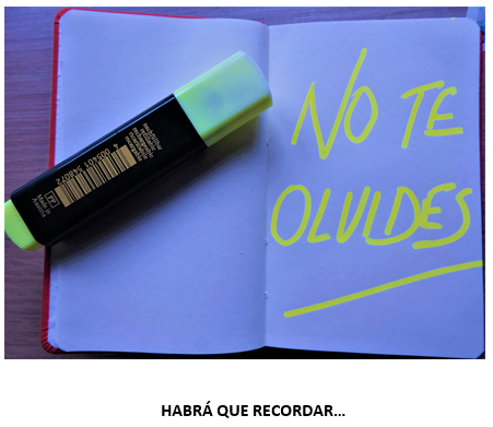 Habrá que recordar